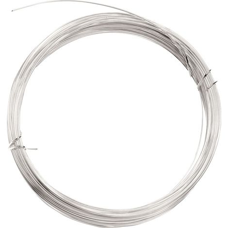 Glorex Silberdraht 0,8mm, 6 m Bastelmaterial