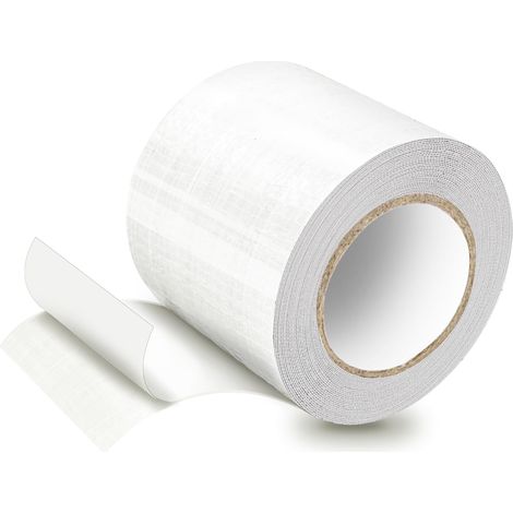 Ruban de réparation pour bâches en tissu, en polyéthylène, patchs, 5 m x 8 cm, pour bâches de camions, rideaux de soleil, rideaux (1/5)
