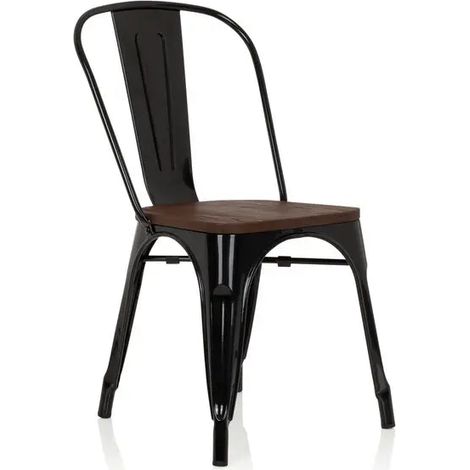 [GEBRAUCHT] B-Ware Hjh Office Stuhl Hocker Vantaggio Comfort W Schwarz Stahl Ulmenholz Stapelbar