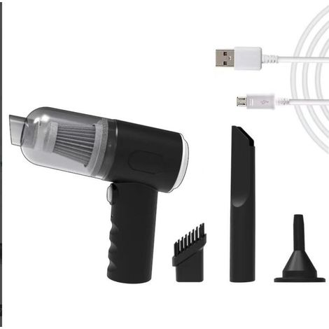 Akku-Handstaubsauger, Mini-Autostaubsauger 2-in-1, tragbar, USB-aufladbar für PC, Zuhause, Auto, Büro, Sofa (1/3)