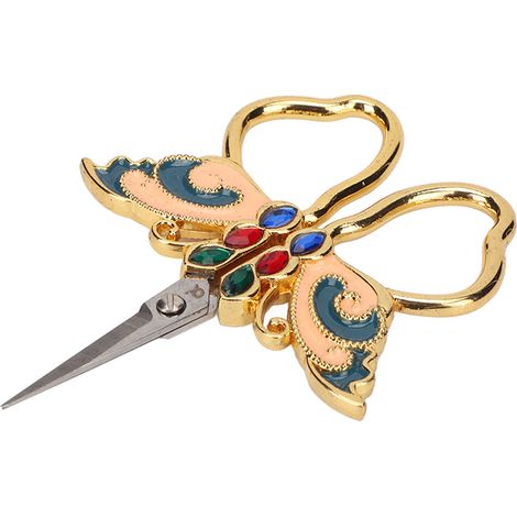 Ciseaux à broder papillon vintage en acier inoxydable pour couture et DIY (1/5)