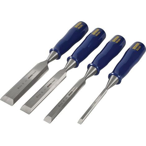 Irwin Marples M444 Bevel Edge Chisel Set of 4