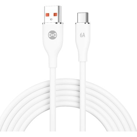 Forever Ladekabel / Datenkabel USB - USB-C 1,0 m 6A Weiß (1/5)
