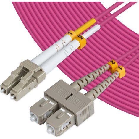 Fibra óptica multimodo LC-SC MicroConnect
