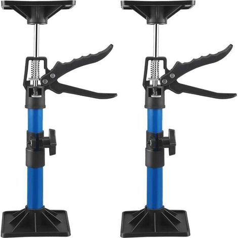 Etai Telescopique, 2 Pièces Reglable Support 30-59 cm Tendeur de Châssis Charge Maximale 40 kg pour Plafond Montage Plaques de Plâtre Armoires Cadres de Porte(30-59 cm) (1/4)