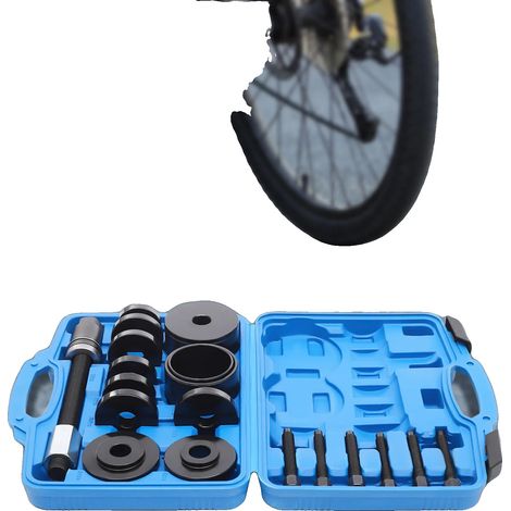 Juego de extractores de rodamientos, acero al carbono de alta calidad, kit de 21 piezas, extracción eficiente, compatible con tracción delantera, resistente a la corrosión. (1/5)