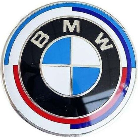 Gilt für das 7-teilige BMW-Autologo, exklusive limitierte Auflage des Logos zum 50-jährigen Jubiläum für Front und Heck (1/5)