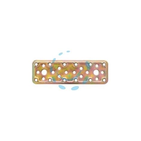 PIASTRA DI GIUNZIONE DRITTA ART.745 - mm.160x40x2,2 spess.