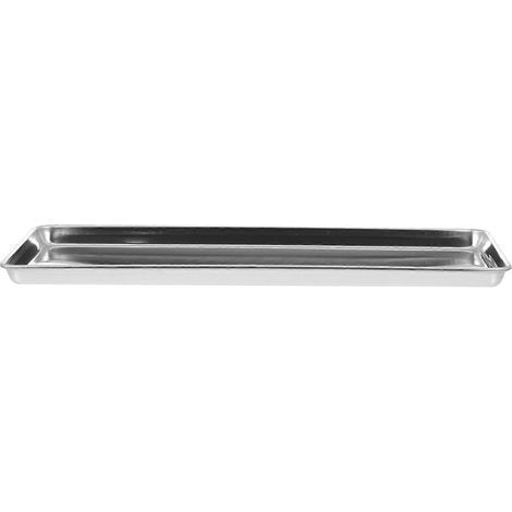 Lot de 2 assiettes de service carrées en acier inoxydable, idéales pour les repas, les fêtes, les barbecues et les pique-niques. Qualité garantie. (1/5)