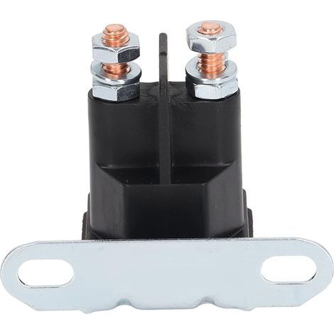 Zerodis Solenoide del relè di avviamento per trattore e tagliaerba DC 12V, solenoide del relè di avviamento antipolvere, resistente alla corrosione, in rame, impermeabile e resistente all'usura (1/5)