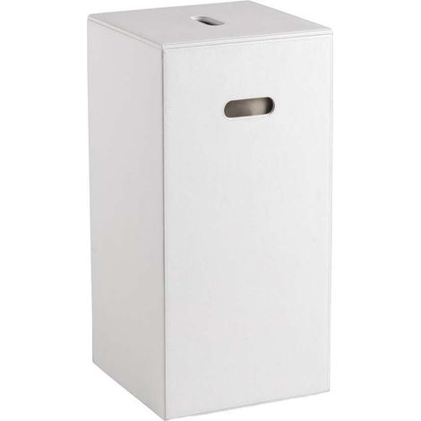 Sapho Gedy Luxury - Cesto portabiancheria 30x62x30 cm, bianco 103602 (1/5)