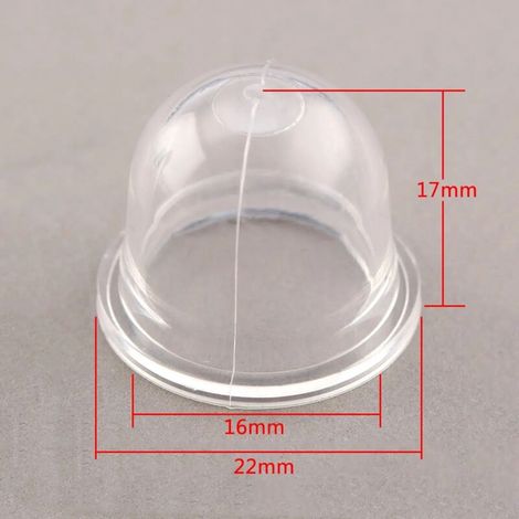 Poire D'AmorçAge Debroussailleuse, 22mm Tasse D'huile de Carburateur Pompe D'ampoule D'amorce Transparente Bulle D'huile de