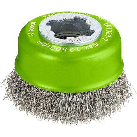 Bosch  PRO  Stainless  Steel  clean  X-Lock  cepillo  de  copa  75  x  0,30  mm  -  2608620728 (1/4)