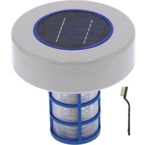 Nettoyeur Solaire pour Piscines, Nettoyeur ioniseur pour Piscines à énergie Solaire Équipement de Nettoyage des Fontaines de Spa pour Piscines (1/5)