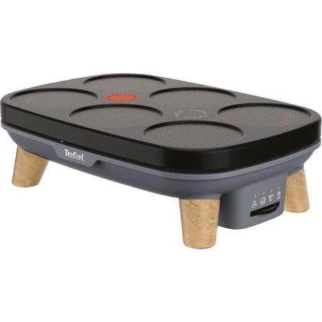Tefal Gourmet PY901BF1 Crepera eléctrica gris 1100 W