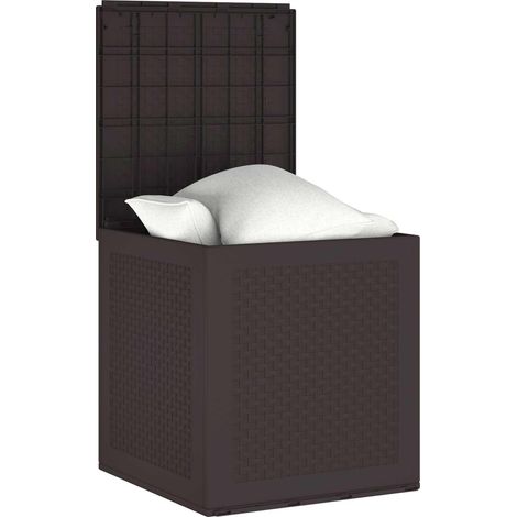 Boîte de rangement Marron 55 x 53 x 57 cm Polypropylène (1/5)
