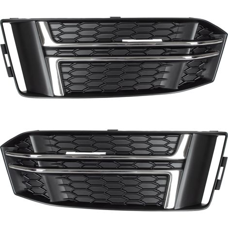 Audi A4 B9 S-line 15-19 Kühlergrill für die Frontstoßstange, links + rechts, 2-teiliger Satz