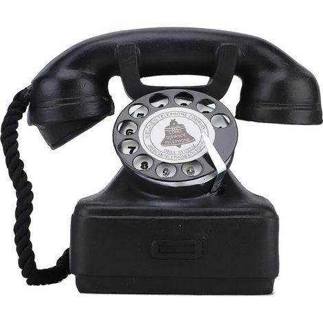 Vintage Retro Antikes Festnetztelefon Home-Office Schreibtisch Dekoration Ornament Fotografie Requisiten (1/3)