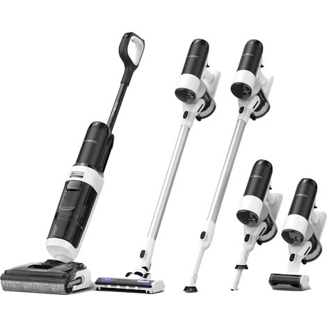 Aspiradora para sólidos y líquidos, voltaje de 24 V, potencia de 180 W, 40 minutos de funcionamiento, mini cepillo potente, diseño compacto. (1/5)