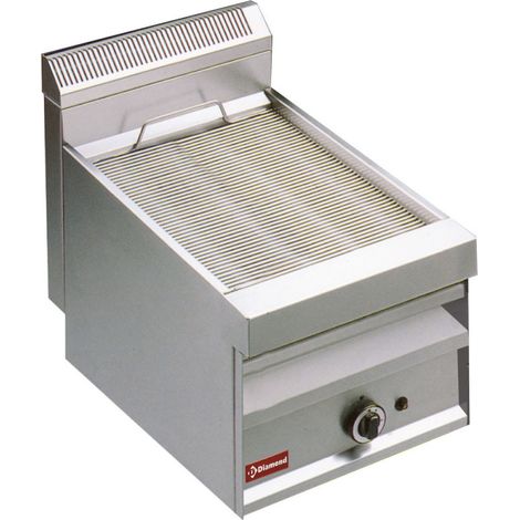 Grill vapeur à gaz avec grille forme -O- top- Diamond
