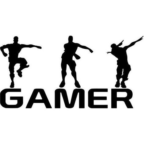 Pegatinas de pared autoadhesivas con frases y citas de gamers, vinilos decorativos impermeables para pared. (1/5)