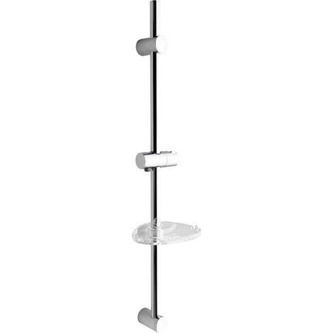 Sapho Accesorios - Barra de ducha 81 cm, con soporte y jabonera, cromo 1206-06