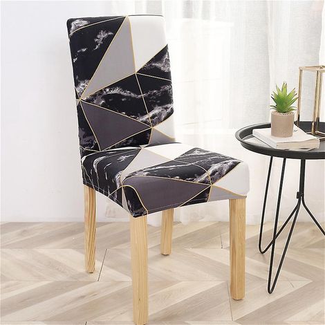 housse De Chaise Couverture De Chaise De Lasthanne Jacquard Pattern Housse De Salle Manger Universel Housse De Protection, Trs Facile Nettoyer E (1/5)