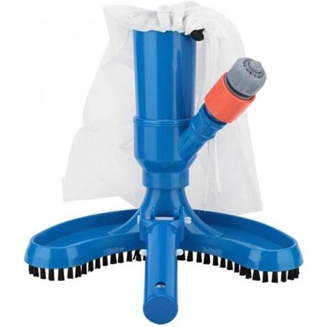 Kit de Nettoyage de Piscine avec tête de Brosse pour aspirateur de Piscine, Piscine, Jardin, Piscine et Spa, Brosse à Jet, Outil de Nettoyage de Piscine, Nettoyeur sous-Marin (1/4)