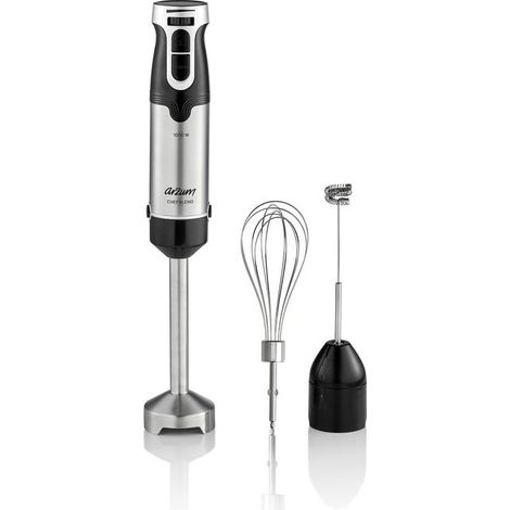 arzum AR1160 Frullatore ad immersione 1000 W regolatore di velocità Nero, Inox (1/2)