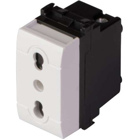 Frutto presa 10/16A 2P+T 250V Evolution Bianco