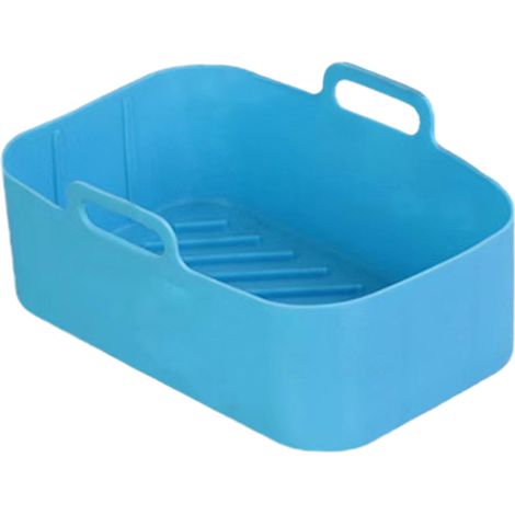 Panier silicone pour friteuse sans huile, grade alimentaire, compatible avec friteuse double panier Ninja Foodi 8QT DZ201, accessoire cuisine lavable et réutilisable. (1/5)