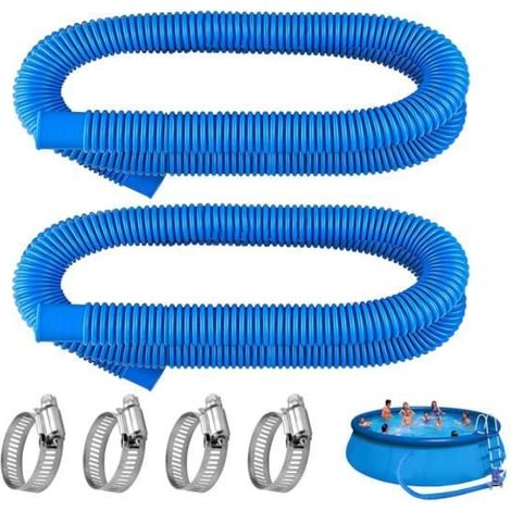 Schlauch für Pool - 2 Stück - Ersatzschlauch flexibel - 59 Zoll - Kompatibel mit Pumpen 330-1000 GPH