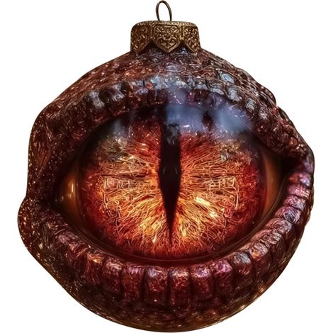 Décorations de Noël Décorations Festives en Acrylique 2D Pendentif Œil De Dragon Pour Sapin De Noël pour Chambre Balcons Entrées Mur Jardin Cour Porche (1/5)