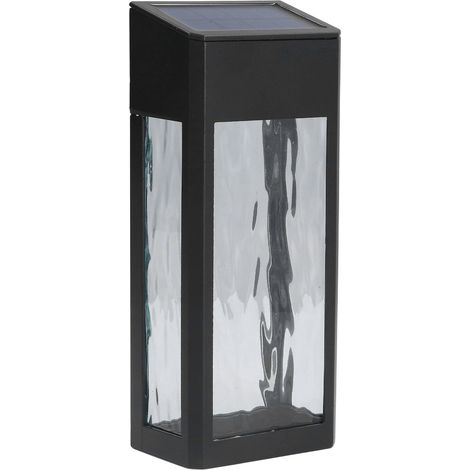 Lampe solaire multifonction en aluminium pour terrasse, clôture extérieure, jardin, patio ou mur. (1/5)