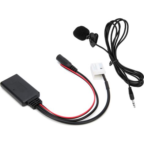 Câble audio de voiture 12 V CC, adaptateur AUX Bluetooth 5.0 de remplacement pour Mercedes-Benz W169, W221, W251 et W245 (1/5)