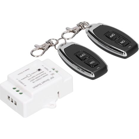 Récepteur de télécommande sans fil RF intelligent avec émetteur et relais 85V-250V (1/5)