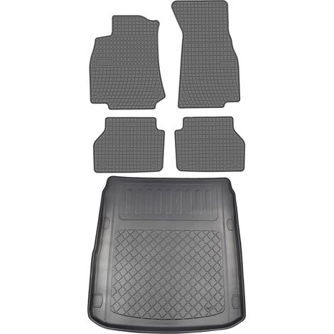 Audi A7 II Sportback Liftback ab Februar 2018 SET - Gummifußmatten + Kofferraummatte (1/5)