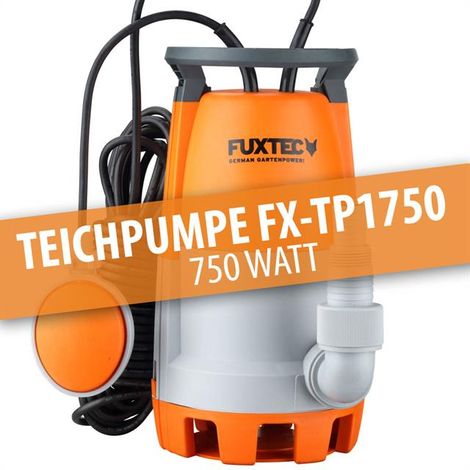 Pompa sommersa per acque nere TP1750 FUXTEC Pompa sommergibile 750W da giardino per stagni (1/5)