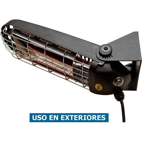 Calefactor halogeno por infrarrojo Mo-El 797 LUCCIOLA 1200 / 6 m2 / IP65 (1/5)
