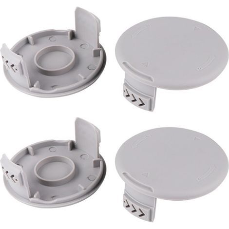Lot de 4 capuchons de rechange pour bobine de débroussailleuse, compatibles avec les débroussailleuses sans fil Ryobi One+ AC14RL3A et Ryobi AC14HCA One+ (1/3)