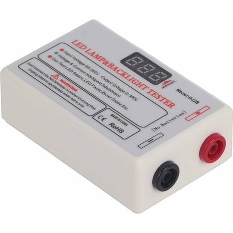 Testeur LED, outil de test de stabilisation, diode, rétroéclairage LCD, réglage automatique du courant (85-265 V) (prise UE) (1/5)