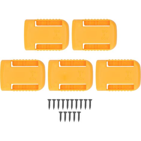5 supports de batterie 20V 60V, socle de fixation pour batteries DCB200 DCB201 DCB203 DCB204 DCB206 (1/5)