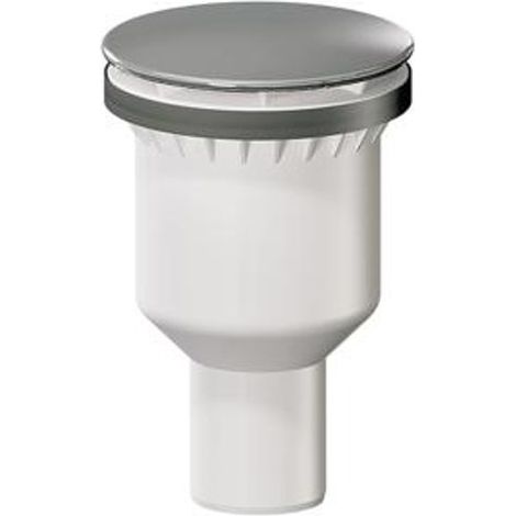 DALLMER Scarico per piatto doccia ORIO V, verticale, calotta in acciaio inox, DN 50, 160218