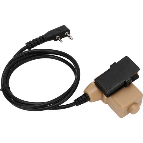 Adaptateur de câble audio bidirectionnel PTT U94, compact et portable, de remplacement pour Baofeng UV 82, UV5R, UV5RE, UV5RA, UV6R et BF888S. (1/5)