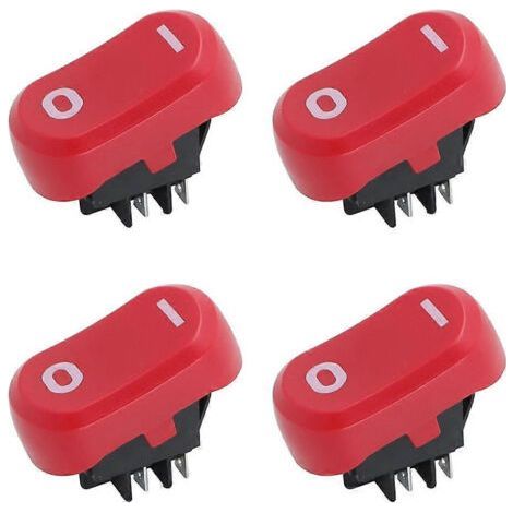 LAN Lot de 4 interrupteurs de rechange pour aspirateur : interrupteur d'alimentation du moteur et accessoires pour aspirateur. (1/5)
