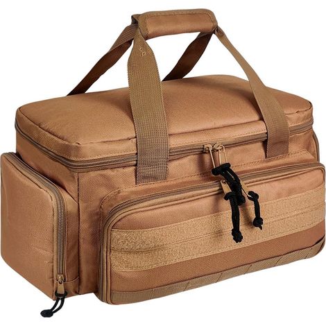 Sac à outils à large ouverture pour homme, sac à main de rangement portable pour tournevis, organiseur d'outils portable avec compartiment à fermeture éclair (1/5)
