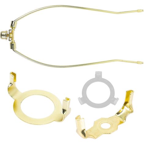 Support de lampe en fer doré, pour abat-jour (1 ensemble) (1/5)