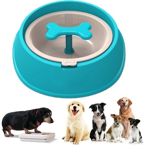 Comedero antiinundaciones para perros y gatos, 0,4 l (1/2)
