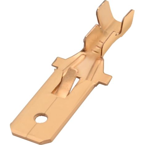 Lot de 100 cosses à sertir mâles à épissure rapide 7,8 mm Connecteur à sertir non isolé (1/5)