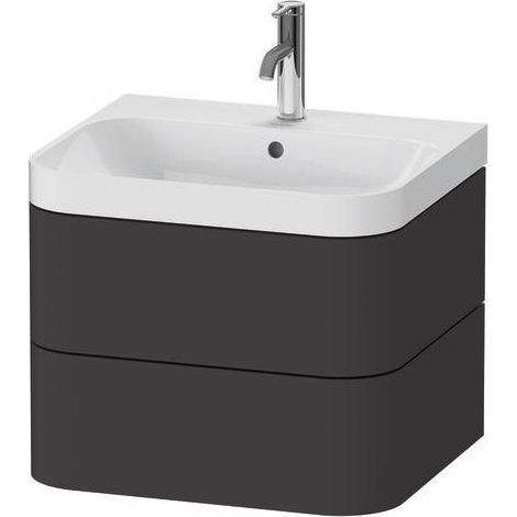 WTU HAPPY D.2 PLUS 575x490mm con UB o foro per il rubinetto bianco opaco